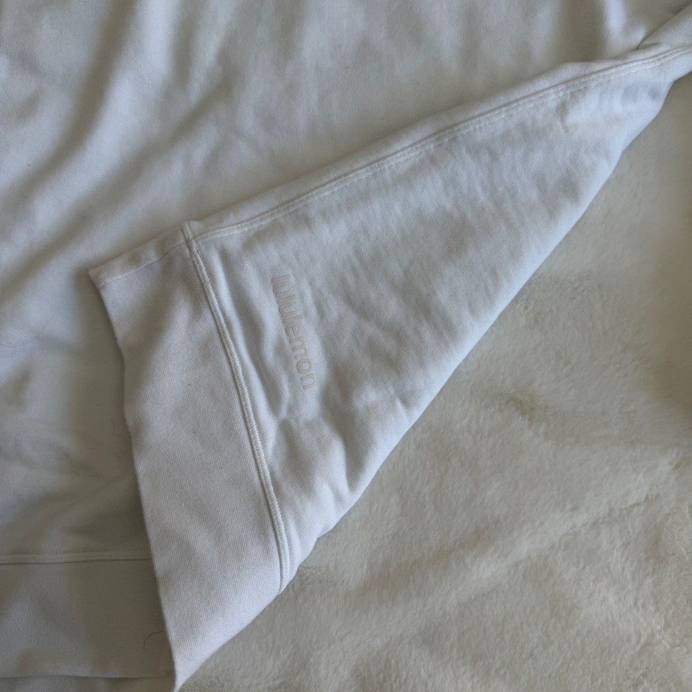 Lululemon Perfectly Oversized Crewneck White Size 4 - Picture 3 of 10
